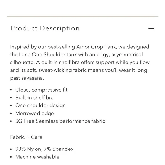 NEW☀️Spiritual Gangster WASHED BURGANDY LUNA ONE SHOULDER CROP TANK M/L $58 - Picture 4 of 7